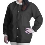 DUKAL FitMe™ Lab Jacket, Black, Medium UGJ-6500-M