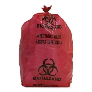 UNIMED - MIDWEST Biohazard Waste Bag, 1 gallon Capacity, 11 x 14 Inch 01EB086000