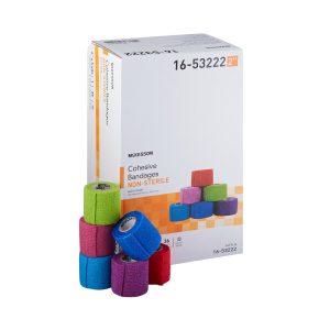 MCKESSON BRAND McKesson Self-adherent Closure Cohesive Bandage, 2 Inch x 5 Yard 16-53222
