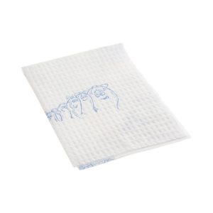 TIDI PRODUCTS Tidi® Toes Blue and White Procedure Towel, 13 x 18 Inch 918189