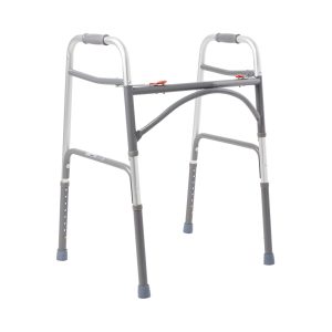 MCKESSON BRAND McKesson Steel Bariatric Folding Walker, 32.5 – 39 Inch Height 146-10220-2
