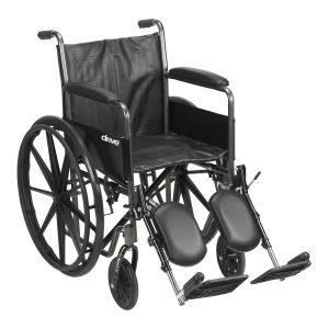 MCKESSON BRAND McKesson Wheelchair, 18 Inch Seat Width 146-SSP218FA-ELR