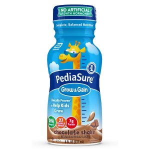 ABBOTT NUTRITION PediaSure® Grow & Gain Chocolate Shake, 8-ounce bottle 58058