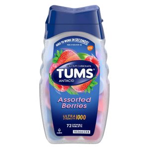 GLAXO CONSUMER PRODUCTS Tums Ultra Strength 1000 Antacid Chewable Tablets, Assorted Berries 00135018102