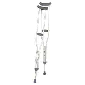 Breg Aluminum Underarm Crutches, 5'2" – 5'10" 100309-000