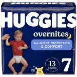 KIMBERLY CLARK Huggies® OverNites Diaper, Size 7 54918