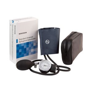 McKesson Brand Aneroid Sphygmomanometer with Cuff, 2-Tube, Pocket-Size, Handheld 01-775-10SANGM