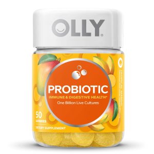 OLLY PUBLIC BENEFIT CORP Olly® Probiotic Gummies, Tropical Mango Flavor 85815800513