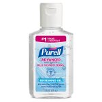 GOJO Purell® Advanced Hand Sanitizer 70% Ethyl Alcohol Gel, 2-ounce Bottle 9605-24