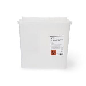 MCKESSON BRAND McKesson Prevent® Sharps Container, 1-1/4 Gallon, 10-3/4 x 10-1/2 x 4-3/4 Inch 2261