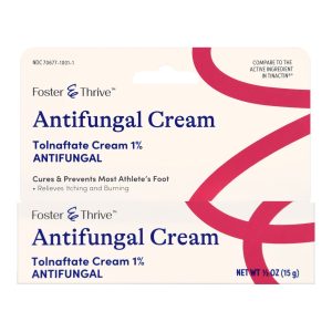 MCKESSON BRAND Foster & Thrive™ Antifungal Cream Tolnaftate 1%, 0.5-ounce tube 70677100101