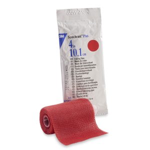 SOLVENTUM CORPORATION 3M™ Scotchcast™ Plus Red Cast Tape, 4 Inch x 4 Yard 82004R