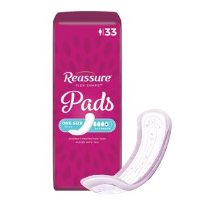 ATTENDS HEALTHCARE PRODUCTS Reassure® Flex-Shape™ Moderate Absorbency Long Pad RES-0012