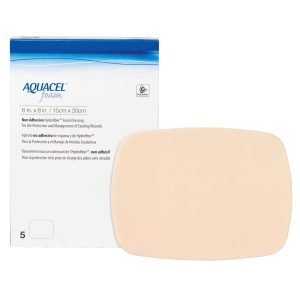 CONVATEC Aquacel® Nonadhesive without Border Foam Dressing, 6 x 8 Inch 420637