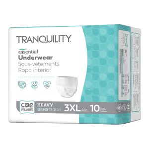 PRINCIPLE BUSINESS ENTERPRISES Tranquility® Essential Underwear, Heavy, 3X-Large 2609