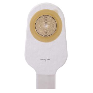 COLOPLAST Assura® Flat 1-Piece Transparent Ileostomy Pouch, Cut to Fit 10 – 55 mm Stomas 12630