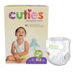 FIRST QUALITY PRODUCTS LLC Cuties® Complete Care Diaper, Size 5 CCC15