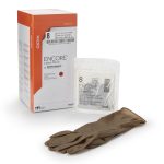 ANSELL Encore® Latex Micro Surgical Glove, Size 8, Brown 5787005