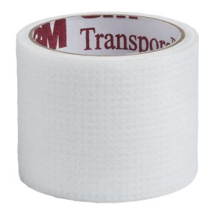SOLVENTUM CORPORATION 3M™ Transpore™ Plastic Medical Tape, 1 Inch x 1-1/2 Yard, White 1534S-1