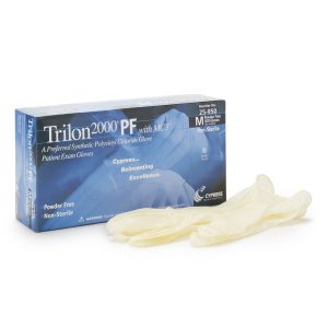 MCKESSON BRAND Trilon 2000® PF with MC3® Stretch Vinyl Exam Glove, Medium, Ivory 25-950