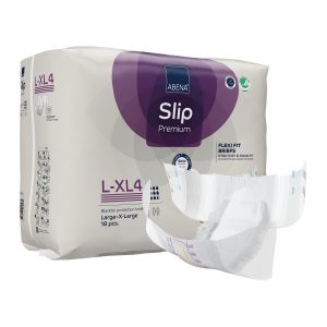 ABENA NORTH AMERICA Abena® Slip Premium Flexi Fit Incontinence Briefs, L-XL4 1000021167