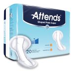 ATTENDS HEALTHCARE PRODUCTS Attends® Shaped Bladder Control Pads, Super SPSA