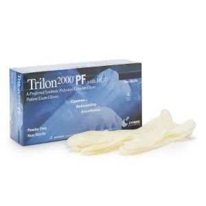 MCKESSON BRAND Trilon 2000® PF with MC3® Stretch Vinyl Exam Glove, Large, Ivory 25-970