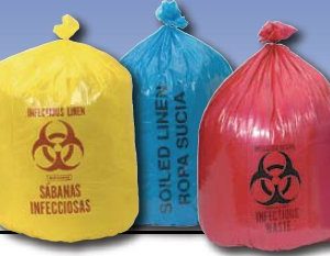 COLONIAL BAG CORP Colonial Bag Biohazard Waste Bag, 45 gallon Capacity, 37 x 50 Inch HXR50