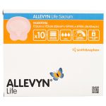 SMITH & NEPHEW Allevyn Life Sacrum Foam Dressing, 17.2 x 17.5 Centimeters 66801306
