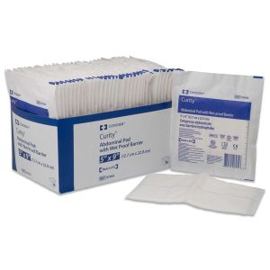CARDINAL Curity™ Abdominal Pad, 8 x 10 Inch 8194A