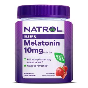 NATROL INC Natrol® Melatonin 10 mg Sleep Gummies Strawberry 04746907331