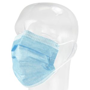 ASPEN SURGICAL PRODUCTS FluidGard® 160 Anti-Fog Procedure Mask, Blue Diamond 15301