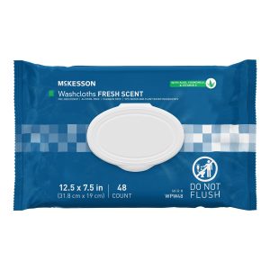 MCKESSON BRAND McKesson® Fresh Scent Personal Cleansing Wipe, Nonflushable WPW48