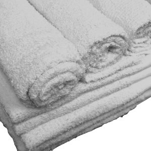 ROYAL BLUE INTL Royal Silver Basics Washcloth, 12 x 12 Inch 100659