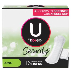 KIMBERLY CLARK U By Kotex® Lightdays® Liners, Long 01247