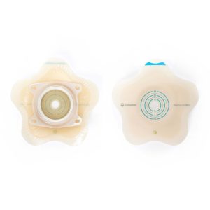 COLOPLAST SenSura® Mio Convex Flip Ostomy Barrier, Trim to fit 10 – 35 mm, Green Match 18500