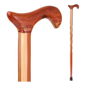 MABIS HEALTHCARE Brazos™ Twisted Cedar Cane, 34-Inch Height 502-3000-0027