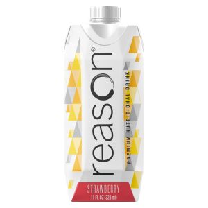 REASON HEALTH Reason™ Strawberry Premium Nutritional Drink, 11-ounce carton B0BVG12SW1