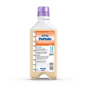 ABBOTT NUTRITION PediaSure® Peptide 1.5 Cal Peptide-Based Nutrition, Vanilla, 33.8-oz. bottle 67419