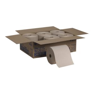 GEORGIA-PACIFIC CONSUMER PRODUCTS LP Pacific Blue Basic™ Brown Paper Towel, 7-7/8 Inch x 800 Foot, 6 Rolls per Case 26301