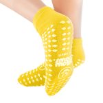 PRINCIPLE BUSINESS ENTERPRISES Pillow Paws® Risk Alert® Terries™ Slipper Socks, One Size Fits Most, Yellow 3922-001