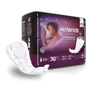 ATTENDS HEALTHCARE PRODUCTS Attends® Premier Overnight Bladder Control Pads ALI-ONBCP