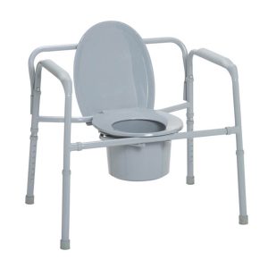 DRIVE DEVILBISS HEALTHCARE drive™ Bariatric Folding Commode 11117N-1