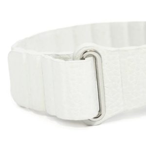 EMBR LABS INC Embr Wave 2 Thermal Wristband Replacement Strap – White Vegan Leather WAVE2-BAND-FLT-WHT