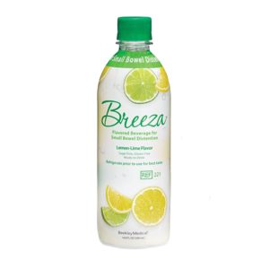 BEEKLEY MEDICAL Breeze Flavored Beverage for Small Bowel Distention, Lemon-Lime, Ready-to-Drink 221