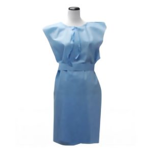 HPK INDUSTRIES HPK® Patient Exam Gown, Extra Large, Blue 510S