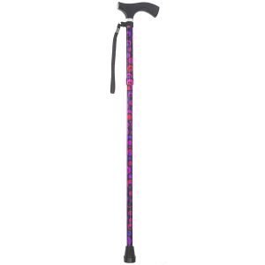 MABIS HEALTHCARE Switch Sticks® Folding Cane, Circle Print, 32 to 37 Inch Height 502-2000-5102