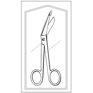 SKLAR Econo™ Sterile Lister Bandage Scissors, 5-Inch Length 96-2502