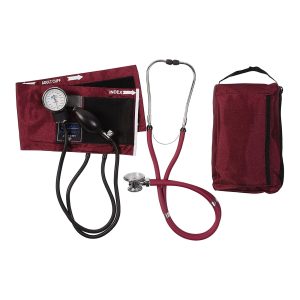 MABIS HEALTHCARE Mabis® MatchMates Aneroid Sphygmomanometer and Stethoscope Blood Pressure Kit 01-360-071