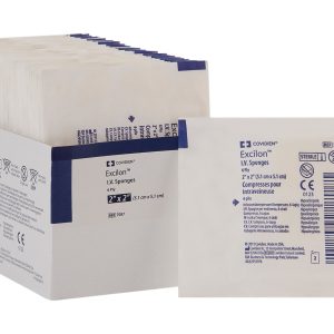 CARDINAL Excilon™ I.V. / Drain Split Dressing, 2 x 2 Inch, Six-Ply 7087-